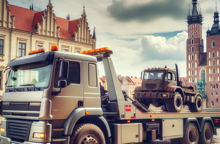 Holowanie samochodów ciężarowych w Toruniu – praktyczny przewodnik dla kierowców
