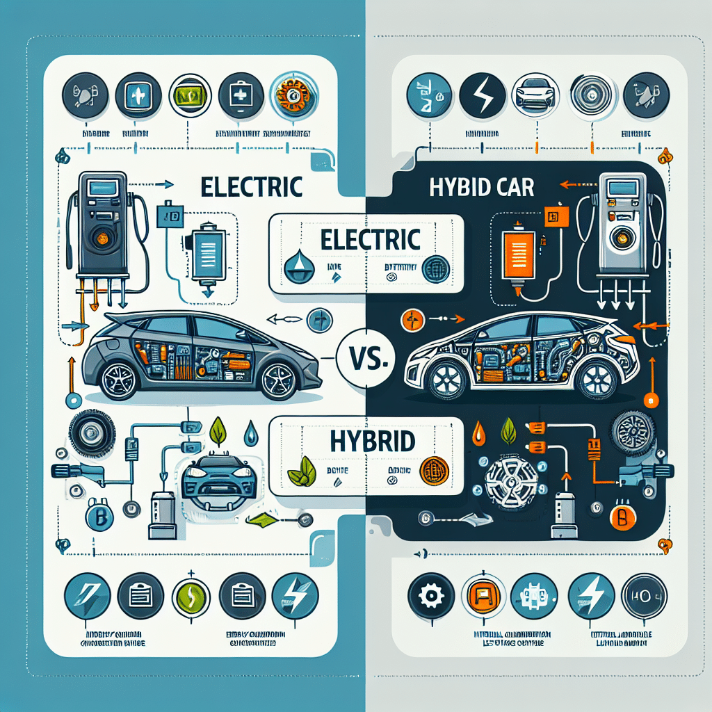 czym się różni samochód hybrydowy od elektrycznego