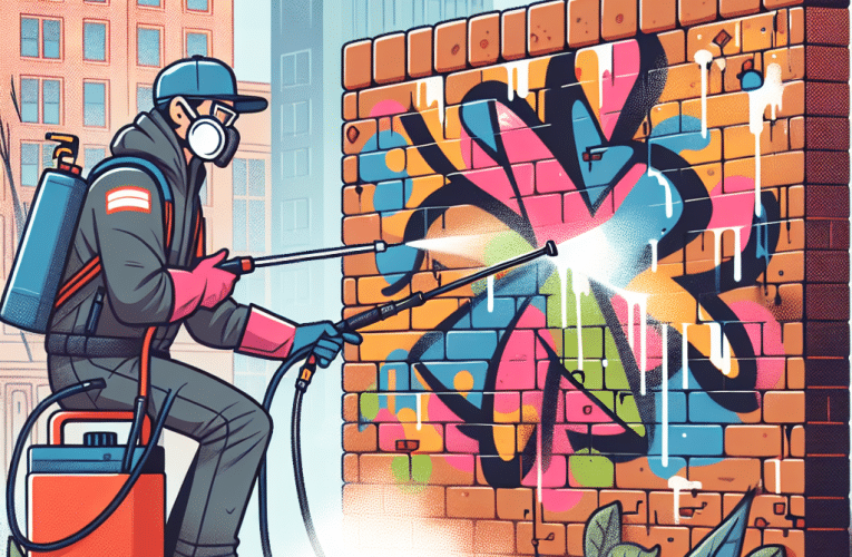 Graffiti: usuwanie niechcianych malunków ze ścian twojego domu