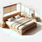 łóżko drewniane 160x200