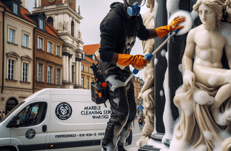 Czyszczenie marmuru w Warszawie: Jak skutecznie pielęgnować kamienne powierzchnie?