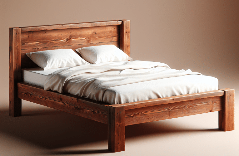 Jak stworzyć stylowe wnętrze z łóżkiem drewnianym 160×200 bez zagłówka? 5 praktycznych kroków do aranżacji przestrzeni sypialnianej