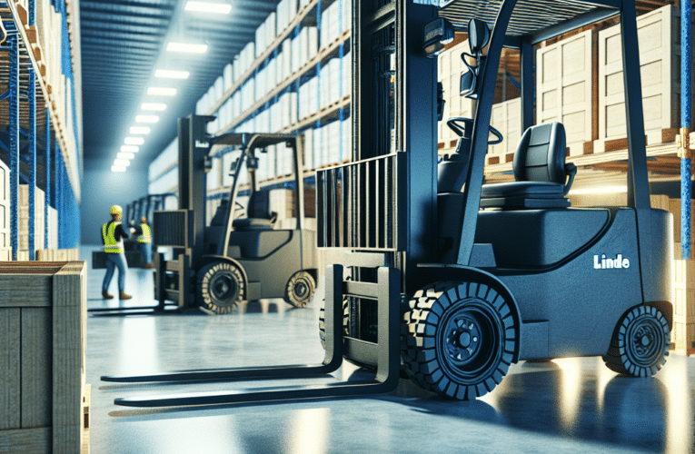 Jak wykorzystywać linde wózki widłowe w magazynie aby zwiększyć efektywność operacyjną?