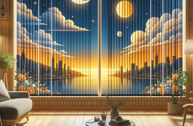 Jak wybrać rolety dzień noc wolnowiszące aby pasowały do twojego wnętrza?