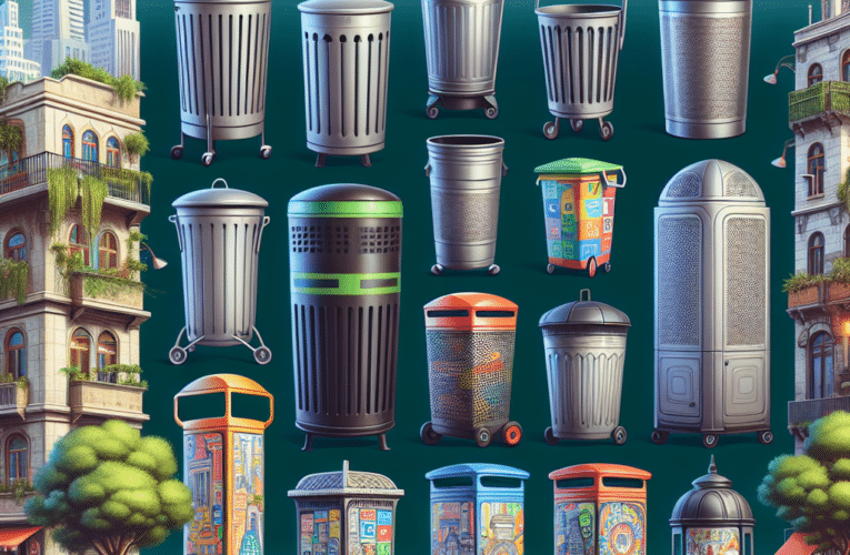 Jakie są najlepsze rozwiązania na problem z ulicznymi koszami na śmieci w miastach?