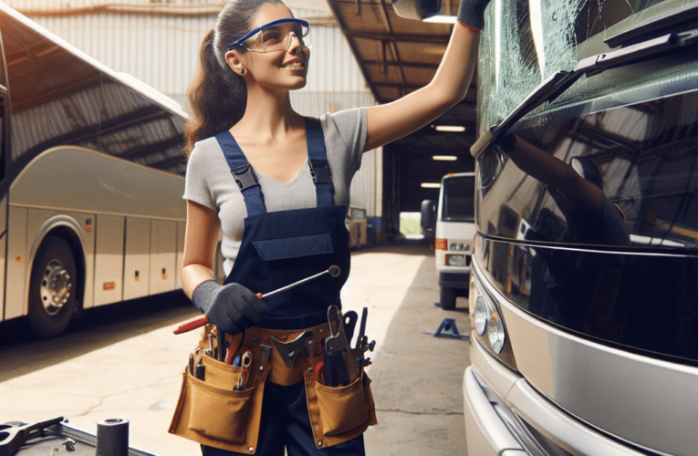 Jak zorganizować wymianę szyb autokarowych z dojazdem? Krok po kroku do sprawnej obsługi i wyboru odpowiednich usług