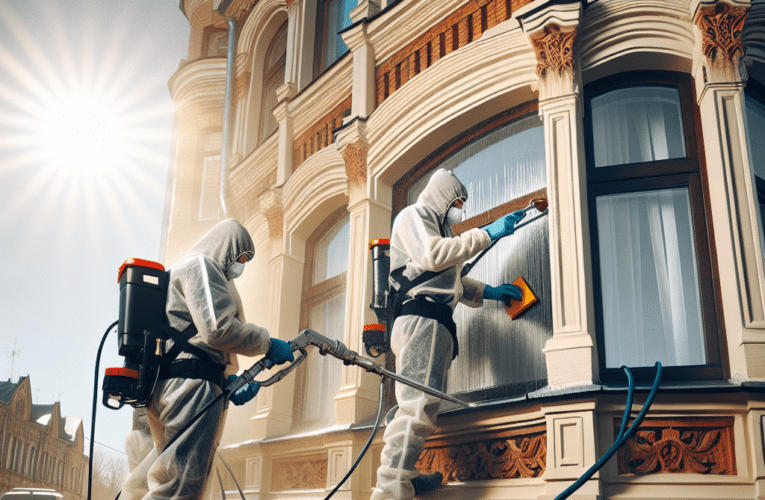 Jak skutecznie przeprowadzić czyszczenie elewacji w Ożarowie Mazowieckim? Praktyczne porady i techniki dla każdego właściciela budynku