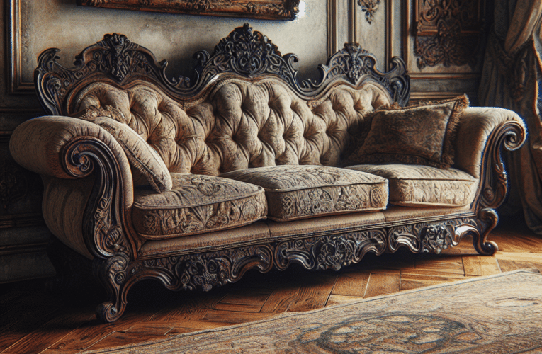 Jak skutecznie stylizować wnętrze z użyciem sof antycznych – praktyczne wskazówki i inspiracje dla każdego wnętrza