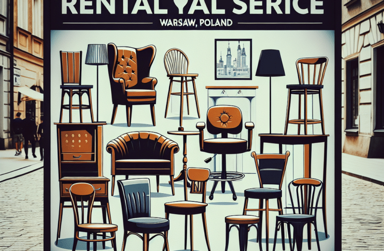 Jak wybrać idealne krzesła na wynajem w Warszawie aby zorganizować udane wydarzenie?