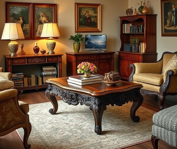 Jak wybrać idealny stolik kawowy antyk który doda charakteru Twojemu wnętrzu?