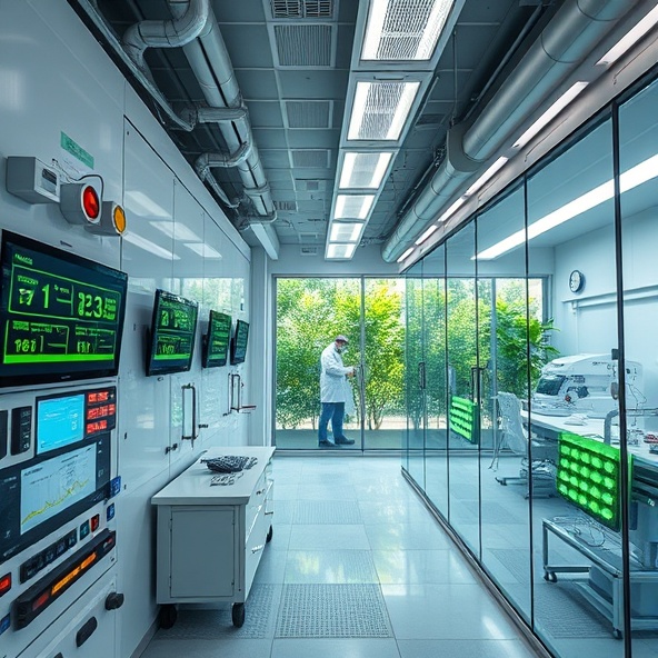 instalacje bms dla pomieszczeń typu clean room