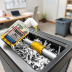 płyn konserwujący do niszczarek