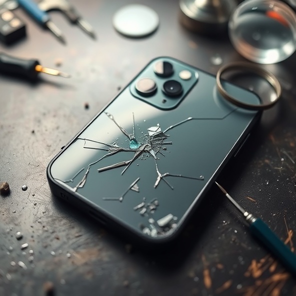 zbity tył iphone 12 pro