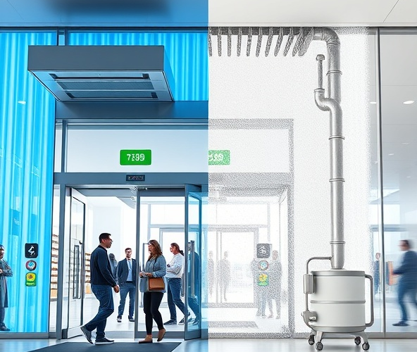 Elektryczne czy wodne kurtyny powietrzne do sklepu, by ciąć koszty?