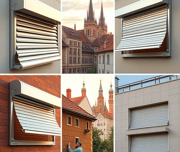 Jakie są najlepsze materiały na rolety zewnętrzne natynkowe w Krakowie?