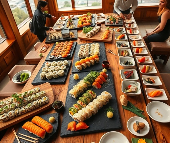 Ile rolek sushi z Bielan wystarczy na 20 osób przy cateringu?