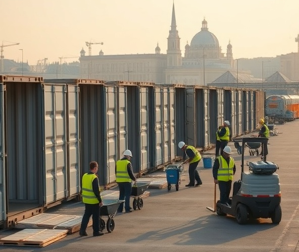Wynajem kontenerów Szczecin: jak wynająć tanio dla ekipy remontowej?