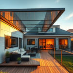 zadaszenie tarasu ze szkła hartowanego