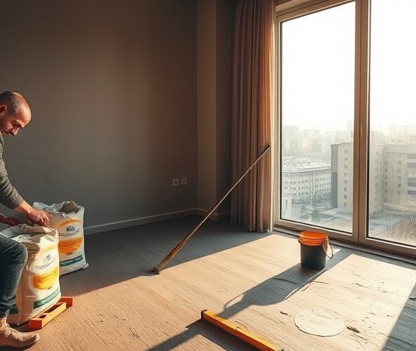 Jak wybrać beton półsuchy w Warszawie na remont mieszkania?