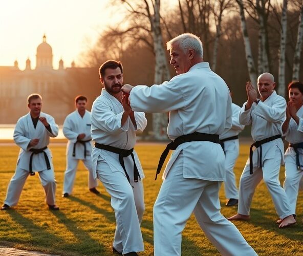 Który klub karate kyokushin w Warszawie ma treningi poranne dla 30+?