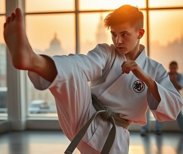 Czy karate kyokushin w Warszawie dla 14-latka doda kondycji i odwagi?