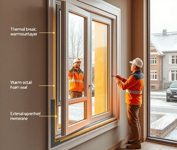 Jak wybrać okna energooszczędne w Łasku z ciepłym montażem?