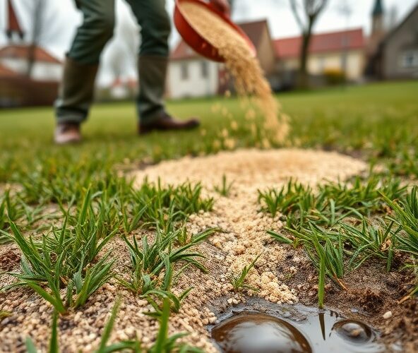 Kiedy piaskowanie trawników w Błoniu poprawi drenaż po zimie?