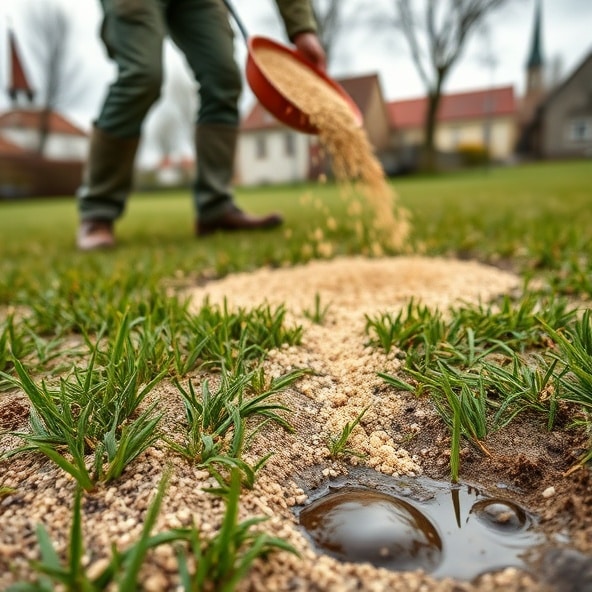 piaskowanie trawników błonie