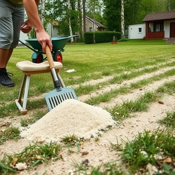 piaskowanie trawników błonie