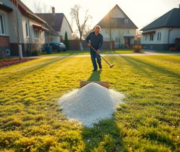 Czy piaskowanie trawników w Błoniu ograniczy rozwój mchu?