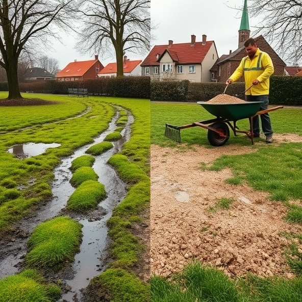 piaskowanie trawników błonie