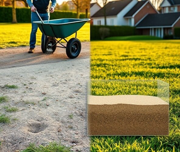 Jak zrobić piaskowanie trawników w Błoniu, by poprawić drenaż?