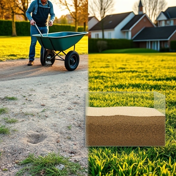 piaskowanie trawników błonie