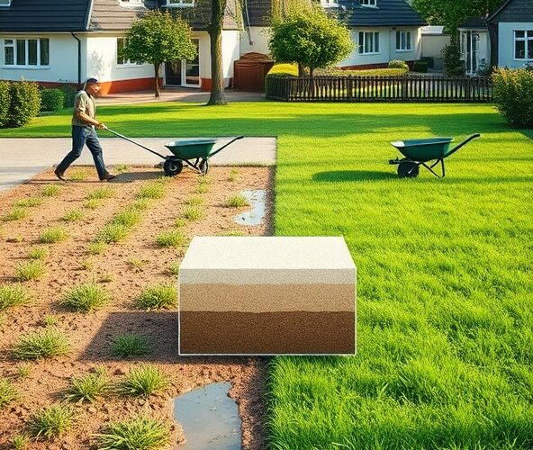 Czy piaskowanie trawników w Błoniu na glebie gliniastej oszczędzi wodę?