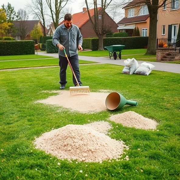 piaskowanie trawników błonie