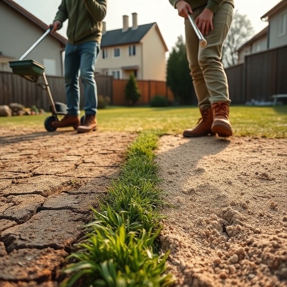 piaskowanie trawników błonie