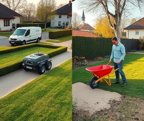 Czy w Błoniu lepiej zamówić piaskowanie trawników czy zrobić samemu?