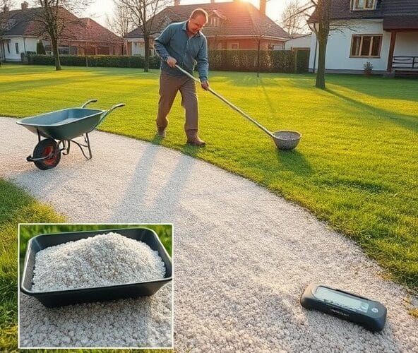 Ile piasku i jaka frakcja do piaskowania trawników w Błoniu wiosną?