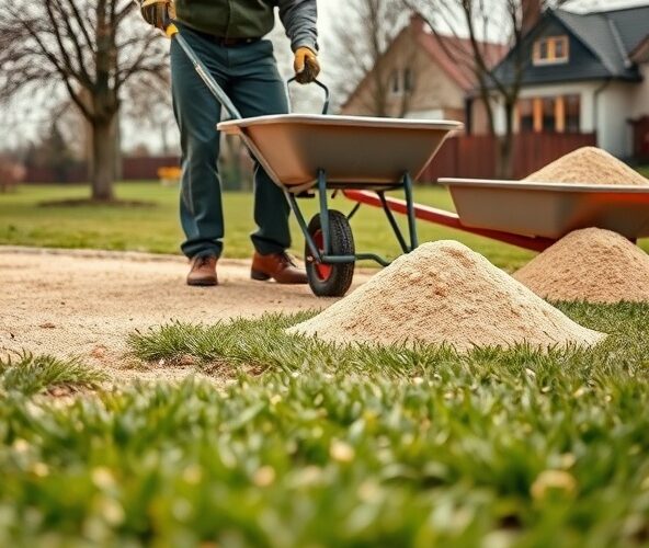 Kiedy i jakim piaskiem zrobić piaskowanie trawników w Błoniu?