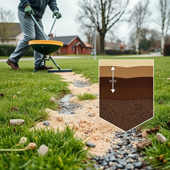 piaskowanie trawników błonie