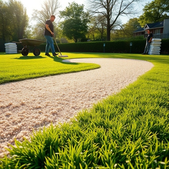 piaskowanie trawników błonie