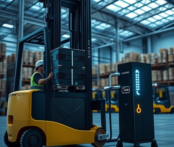 Czy opłaca się przejść na baterie litowo‑jonowe do wózków widłowych?