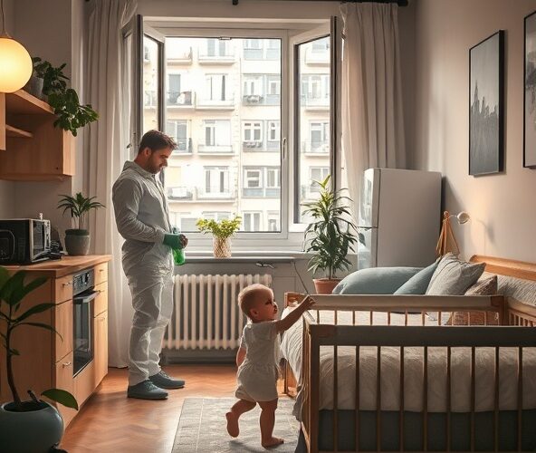 Czy dezynsekcja Praga Północ w mieszkaniu z małymi dziećmi może być wykonana bez konieczności ich wyprowadzania z domu?