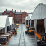 hale namiotowe łódź