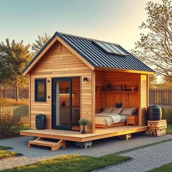 jak zrobić domek na działce