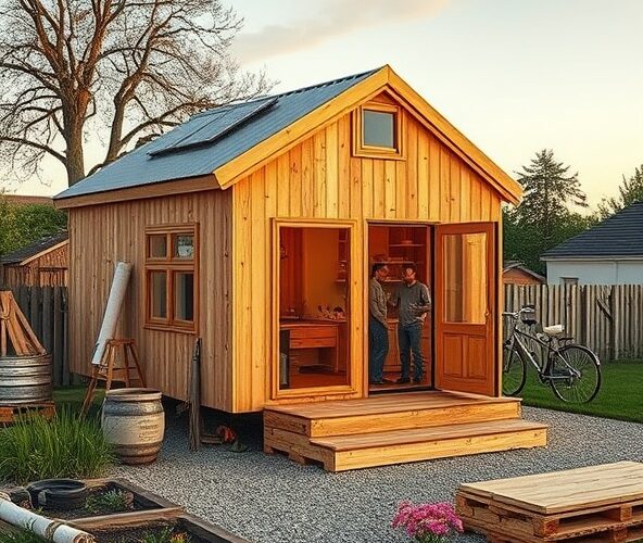 Jak zrobić domek na działce do 35 m² bez pozwolenia za 30 tys.?