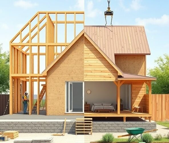 Jak zrobić domek na działce do 35 m2 na zgłoszenie: szkielet czy SIP?