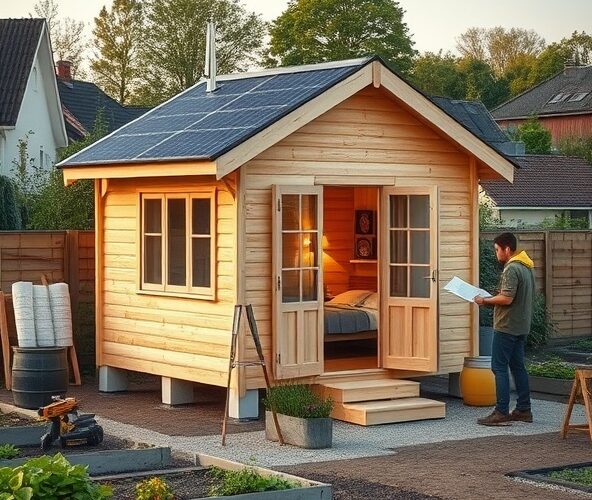 Jak zrobić domek na działce do 35 m² bez pozwolenia za 30 tys.?