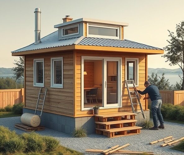 Jak zrobić domek letniskowy na działce do 35 m2 za 25 tys.?