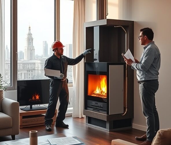 Czy montaż kominka z płaszczem wodnym w Warszawie wymaga pozwolenia?